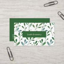 Greenery Pattern Modern