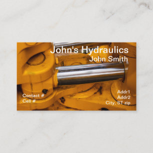 Cartão De Visita Grelhas hidráulicas duplas que permitem a projeção