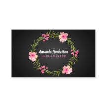 Grinalda floral da aguarela elegante