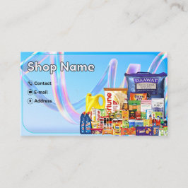 Cartão De Visita Grocery Store Business Card – Fresh Market For You