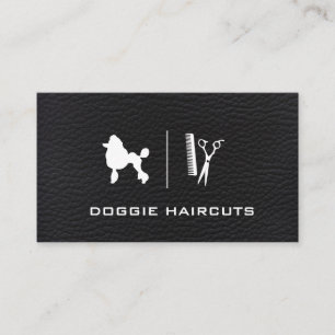Cartão De Visita Groomer do cão