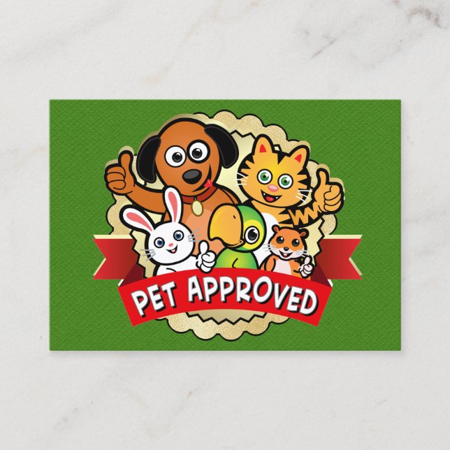 Cartão De Visita Groomer, Dog Walker, veterinário, etc. (Frente)