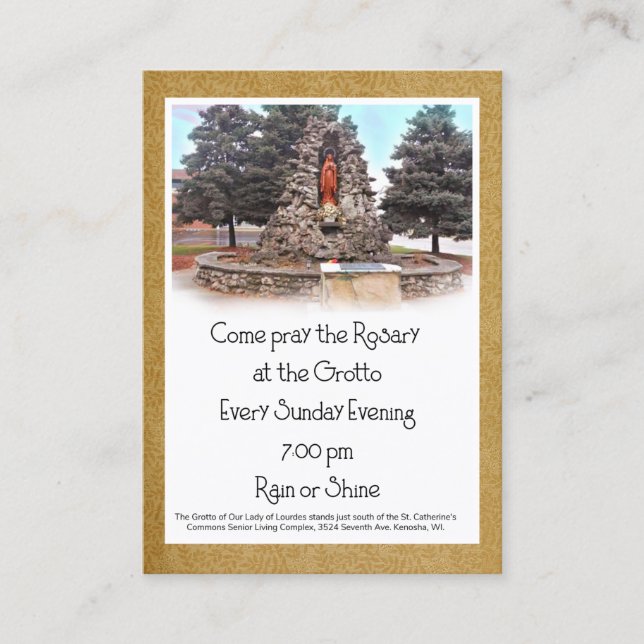 Cartão De Visita Grotto (Frente)