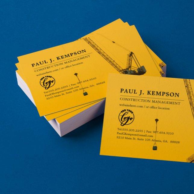 Cartão De Visita Grua Sunset | Construção considerada mínima (Criador carregado)