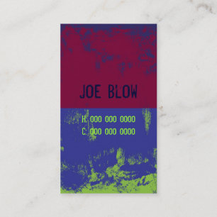 Cartão De Visita Grunge-Cartão 1