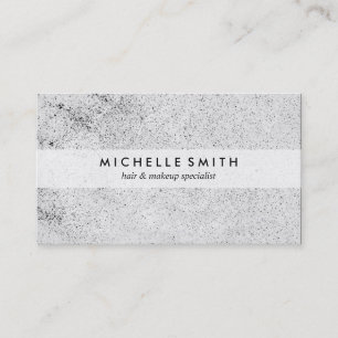 Cartão De Visita Grunge com na moda Espectro