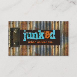 Cartão De Visita Grunge urbano de Junk'd