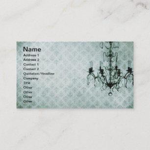Cartão De Visita Grunge Wallpaper Chandelier 12