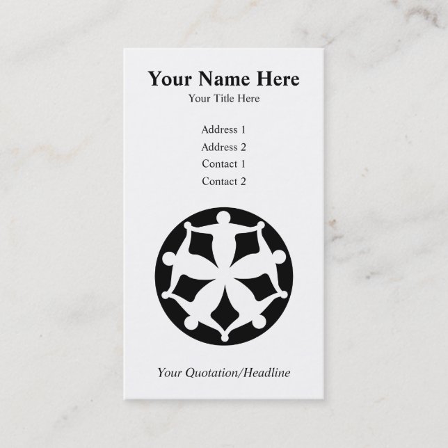 Cartão De Visita Grupo comunitário (Frente)