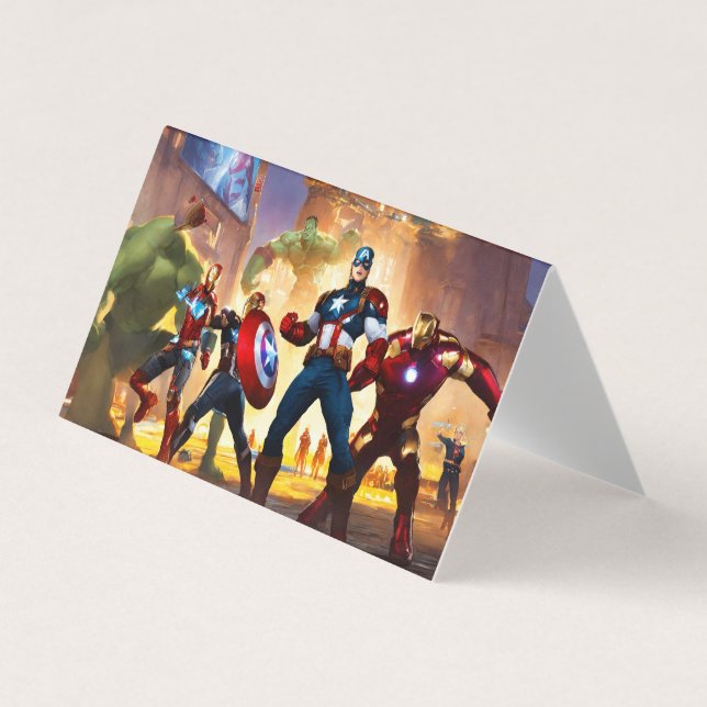 Cartão De Visita "Guardião das Galáxias: Sentinela do Fogo" (Frente)