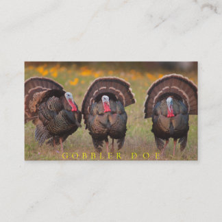 Cartão De Visita Guia da caça frente e verso