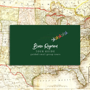 Cartão De Visita Guia de turismo verde