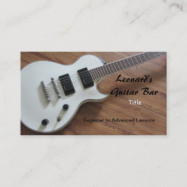 Cartão De Visita Guitarra Elétrica - Aulas