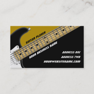 Cartão De Visita Guitarrista