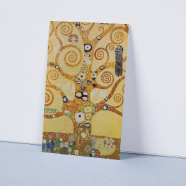 Cartão De Visita Gustav Klimt Tree of Life Art Nouveau