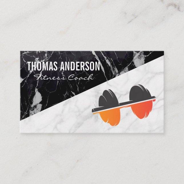 Cartão De Visita Gym Weights | Malhação Health (Frente)