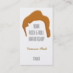Cartão De Visita Hair Cosmetology Barber Salon