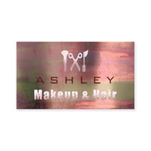Hair Salon Makeup Artista Nomeação Rosa Rosa Rosa