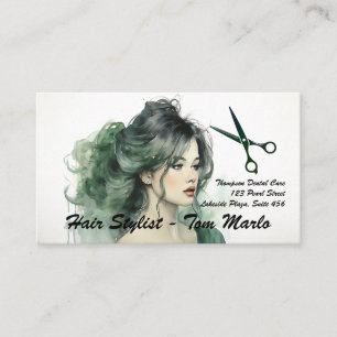 Cartão De Visita Hair Stylist e Salon