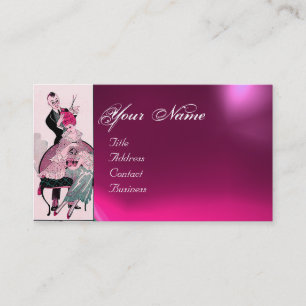 CARTÃO DE VISITA HAIR STYLIST, FASHION BEAUTY SALON FIGURA ARTISTA