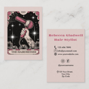 Cartão De Visita Hair Stylist Hairdresser