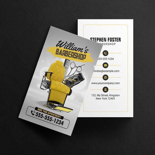 Cartão De Visita Hairdresser Haircut, Hairlist, Hairdresser, Haircu (Criador carregado)