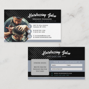Cartão De Visita Hairdresser Salon Perfeito