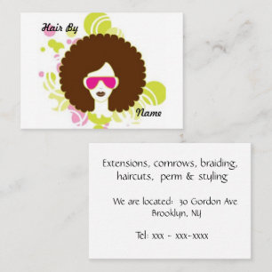 Cartão De Visita Hairstylist