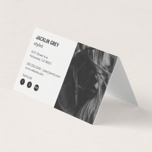 Cartão De Visita Hairstylist Moderno