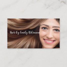 Cartão De Visita Hairstylist Trendy Simple Beauty Business Cards