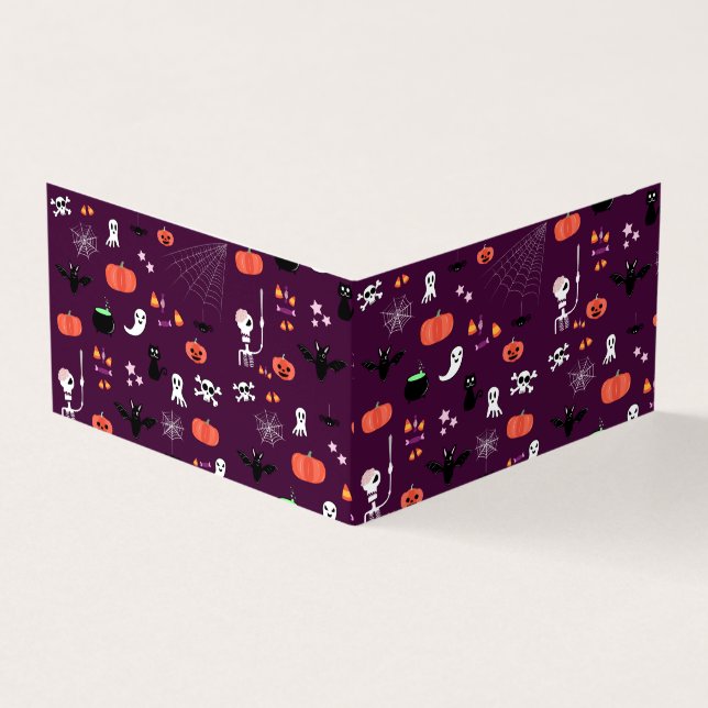 Cartão De Visita Halloween (Exterior)