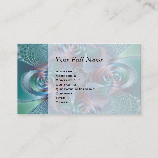 Cartão De Visita Halo - Fractal (Frente)