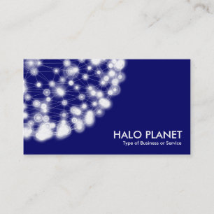 Cartão De Visita Halo Planet - Marinho profundo