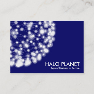 Cartão De Visita Halo Planet - Marinho profundo