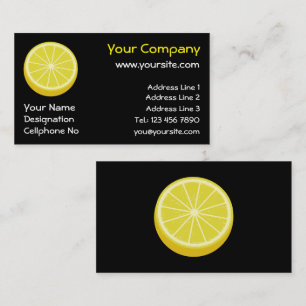 Cartão De Visita Halve Lemon