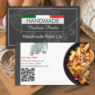 Cartão De Visita Handmade Pasta Shop