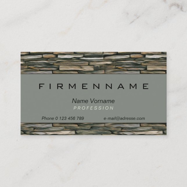 Cartão De Visita handwerk (Frente)