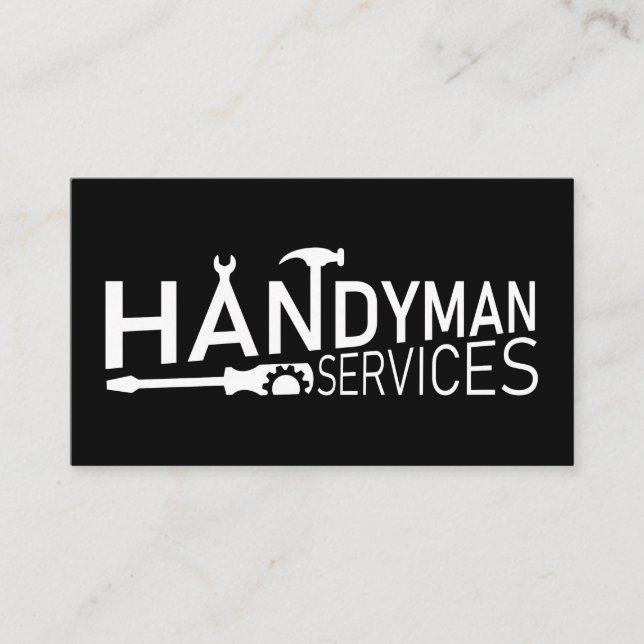 Cartão De Visita Handyman (Frente)