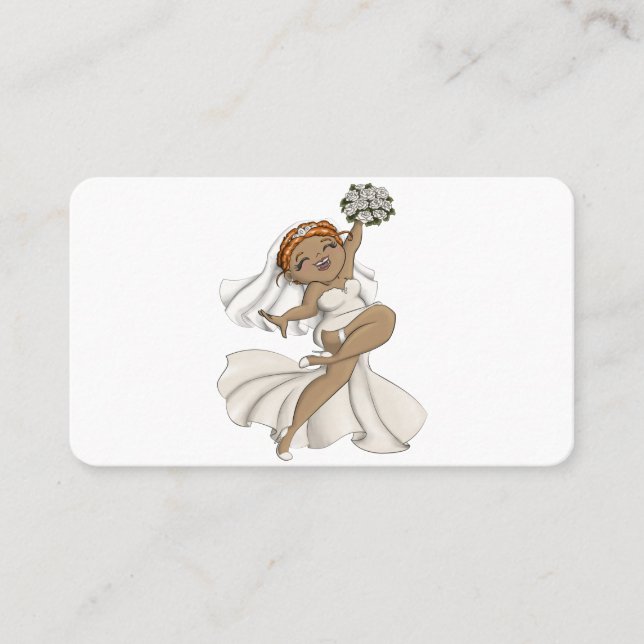 Cartão De Visita Happy Bride 03 (Frente)