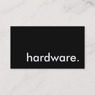 Cartão De Visita hardware.