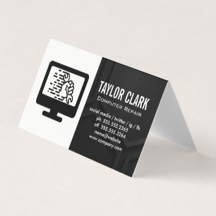 Cartão De Visita Hardware do computador  Chave em Mão