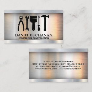 Cartão De Visita Hardware   Ferramentas de Carpintaria
