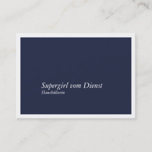 Cartão De Visita Haushälterin Visitenkarten