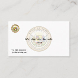 Cartão De Visita Hawaii Excelente Seal