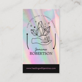 Cartão De Visita Healer de energia/ intuitivo/ Reiki/ Ésotero de cr