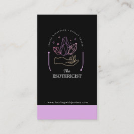 Cartão De Visita Healer de energia, Reiki, Tarot, Cristais Esoérico