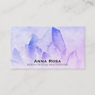 Cartão De Visita ~ Healer Massage Reiki Ametyst Crystal Yoga