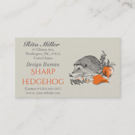 Cartão De Visita Hedgehog