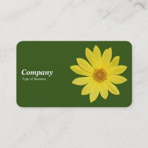 Cartão De Visita Helianthus "Lemon Queen" Girassol - Floresta Verde
