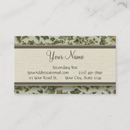 Cartão De Visita Hera florentino da aguarela com monograma